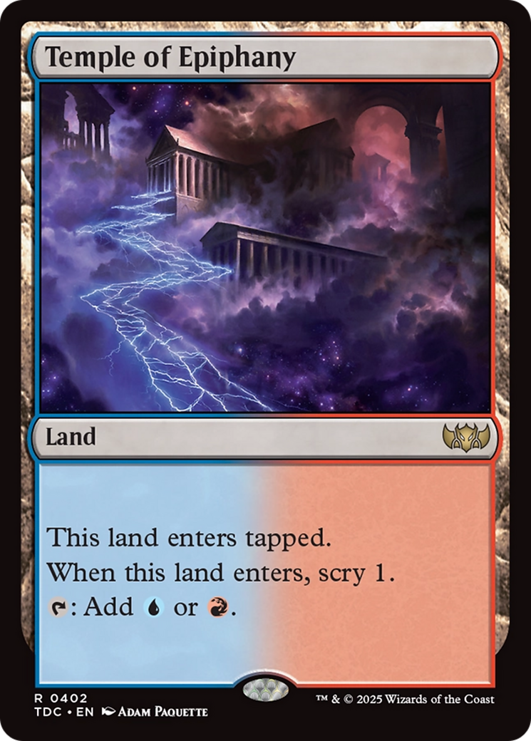 Temple of Epiphany (402) [Commander: Tarkir: Dragonstorm] - Deck Out Gaming