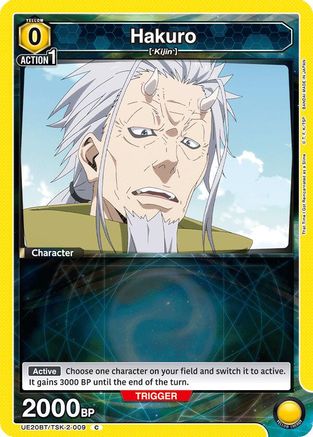 Hakuro (009) (Box Topper Foil) (UE20BT/TSK-2-009) [UE20BT: That Time I Got Reincarnated as a Slime] Foil-1