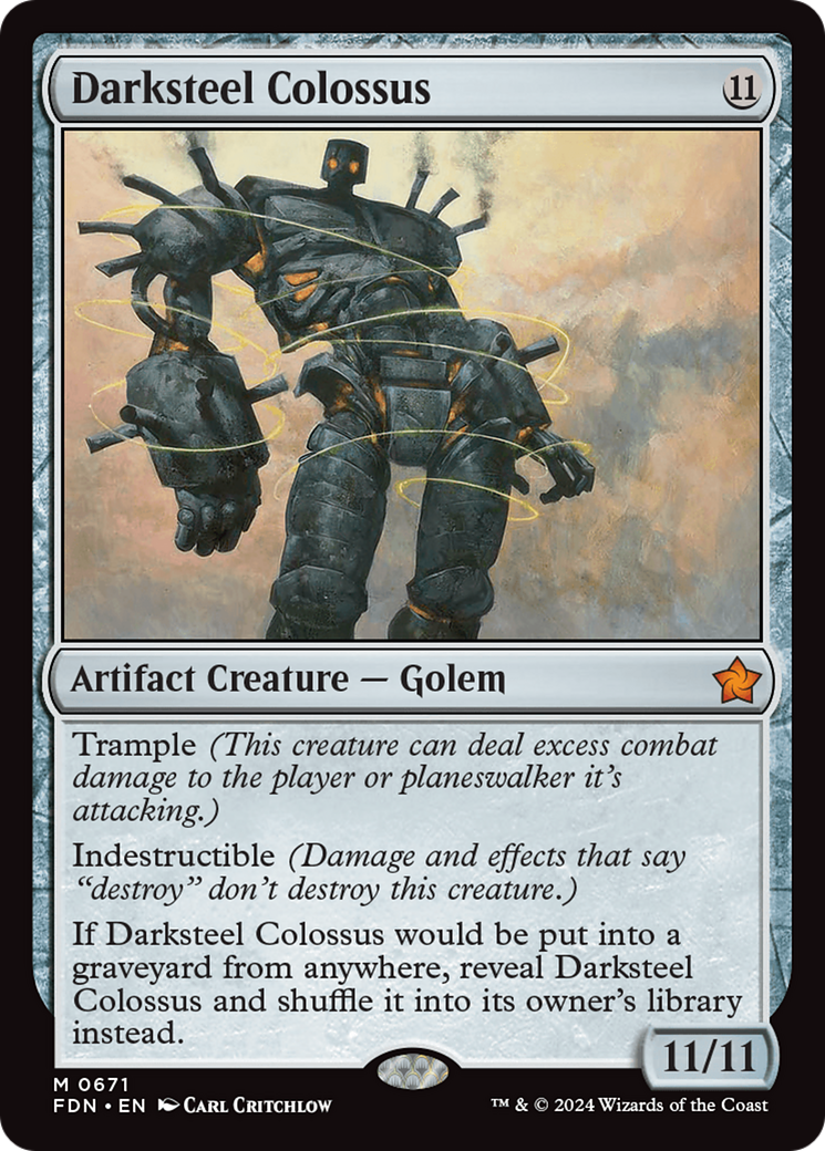 Darksteel Colossus (671) [Foundations] - Deck Out Gaming
