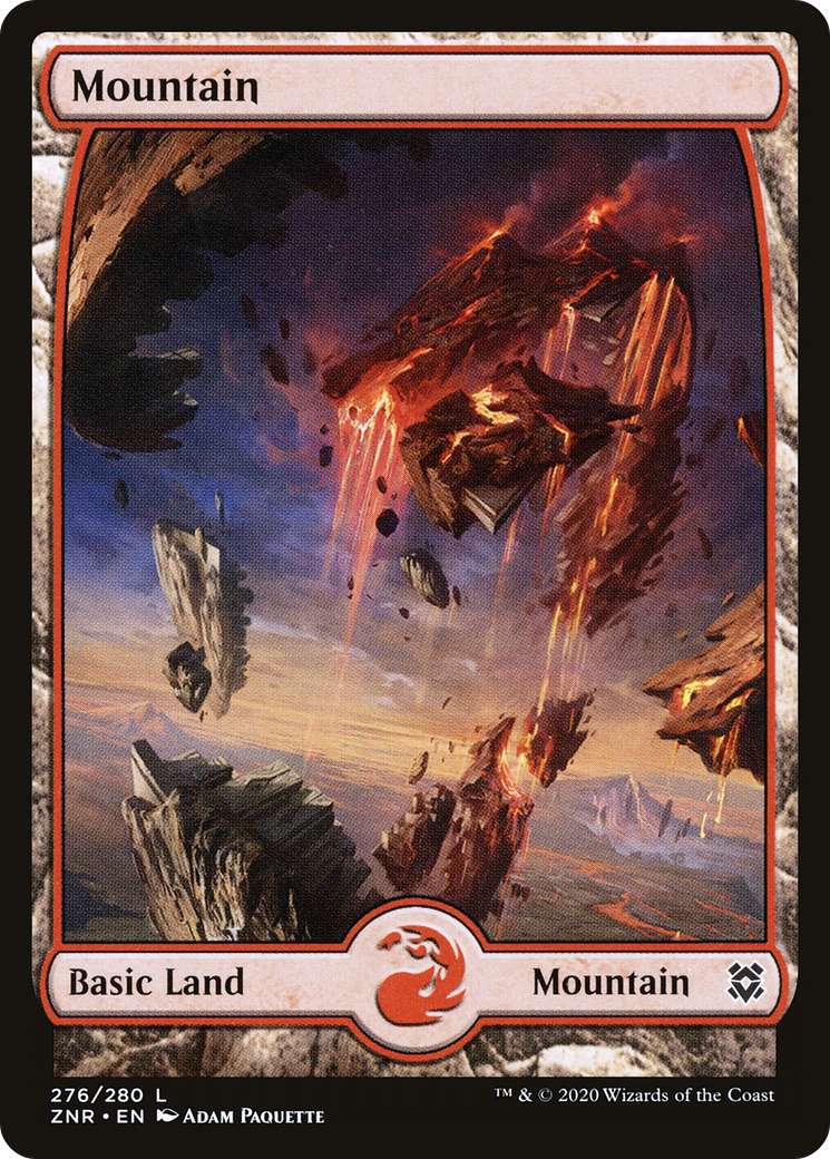Mountain (276) [Zendikar Rising] foil - Deck Out Gaming