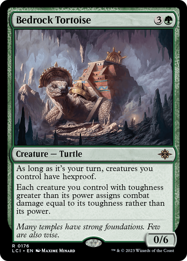 Bedrock Tortoise (176) [The Lost Caverns of Ixalan] foil - Deck Out Gaming