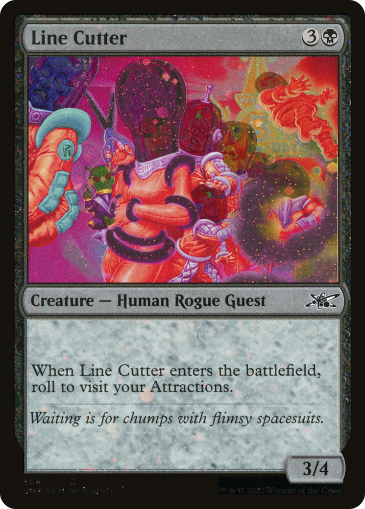 Line Cutter (Galaxy Foil) (366) [Unfinity] foil - Deck Out Gaming