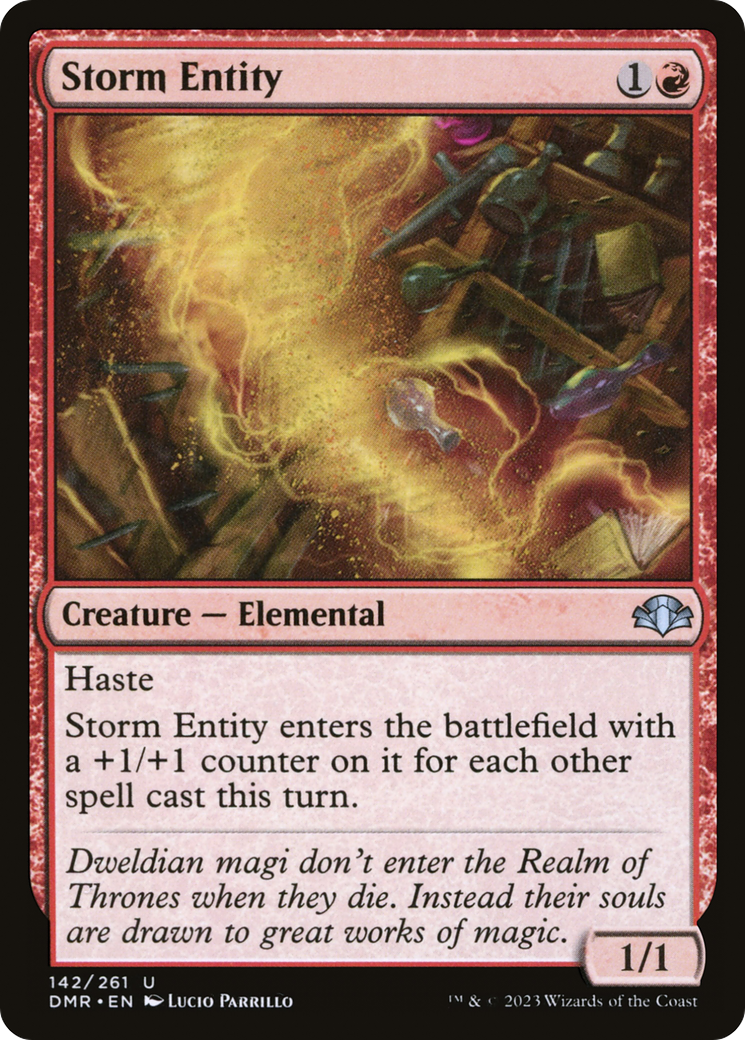 Storm Entity (142) [Dominaria Remastered] foil - Deck Out Gaming