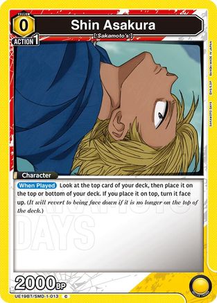 Shin Asakura (Box Topper Foil) (UE19BT/SMD-1-013) [UE19BT: SAKAMOTO DAYS] Foil-1