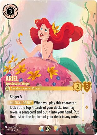 Ariel - Spectacular Singer (1) [Disney Lorcana Promo Cards] Holofoil-1