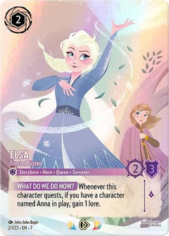 Elsa - Trusted Sister (2) [Disney Lorcana Promo Cards] Holofoil-1