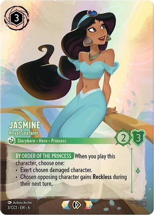 Jasmine - Royal Seafarer (3) [Disney Lorcana Promo Cards] Holofoil-1