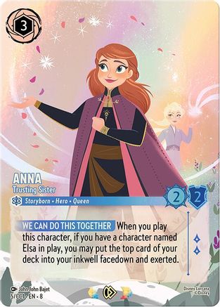 Anna - Trusting Sister (5) [Disney Lorcana Promo Cards] Holofoil