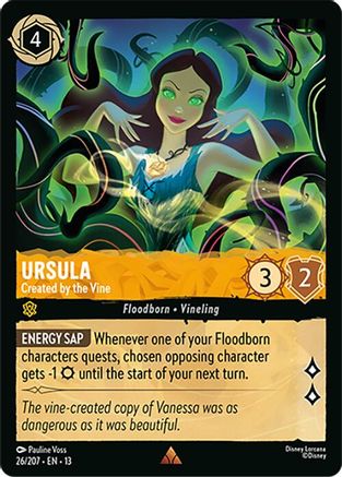 Ursula - Created by the Vine (26/204) [Attack of the Vine] Cold Foil-1