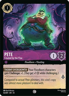 Pete - Created by the Vine (52/204) [Attack of the Vine] Cold Foil-1