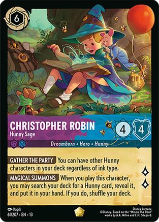 Christopher Robin - Hunny Sage (61/204) [Attack of the Vine] Cold Foil