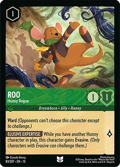 Roo - Hunny Rogue (83/204) [Attack of the Vine] Cold Foil-1