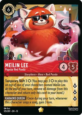 Meilin Lee - Popular Red Panda (125/204) [Attack of the Vine]