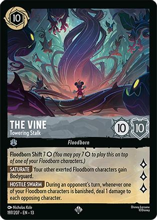 The Vine - Towering Stalk (197/204) [Attack of the Vine] Cold Foil-1