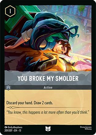 You Broke My Smolder (201/204) [Attack of the Vine] Cold Foil-1