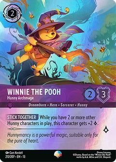 Winnie the Pooh - Hunny Archmage (Epic) (212/204) [Attack of the Vine] Holofoil-1