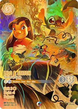 Lilo & Stitch - Fun-Loving Friends (Iconic) (244/204) [Attack of the Vine] Holofoil-1