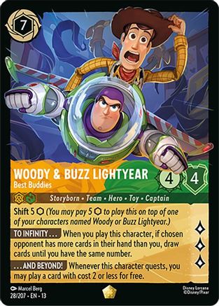 Woody & Buzz Lightyear - Best Buddies (28/204) [Attack of the Vine]