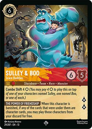 Sulley & Boo - Scare Buddies (29/204) [Attack of the Vine] Cold Foil-1