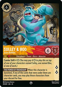 Sulley & Boo - Scare Buddies (29/204) [Attack of the Vine] Cold Foil-1
