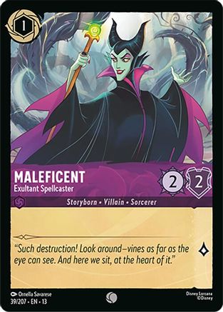 Maleficent - Exultant Spellcaster (39/204) [Attack of the Vine]