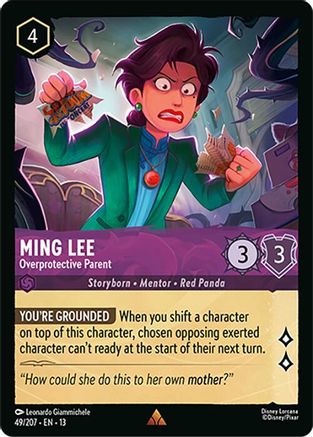 Ming Lee - Overprotective Parent (49/204) [Attack of the Vine] Cold Foil-1