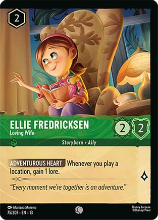 Ellie Fredricksen - Loving Wife (Foil) (75/204) [Attack of the Vine] Cold Foil-1