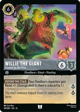 Willie the Giant - Created by the Vine (178/204) [Attack of the Vine] Cold Foil