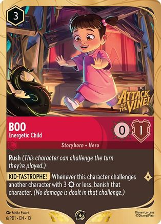 Boo - Energetic Child (6) [Disney Lorcana Promo Cards] Holofoil-1