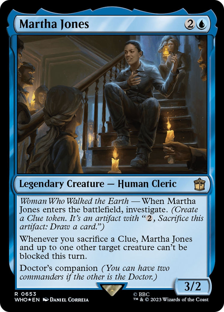 Martha Jones (Surge Foil) (653) [Doctor Who] foil - Deck Out Gaming