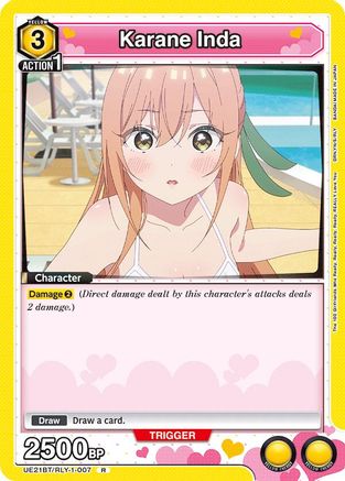 Karane Inda (007) (UE21BT/RLY-1-007) [UE21BT: The 100 Girlfriends Who Really, Really, Really, Really, REALLY Love You] Foil-1
