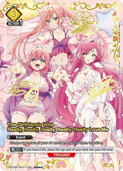 The Girlfriends Who Really, Really, Really, Really, Really Love Me (041) (U***) (UE21BT/RLY-1-041) [UE21BT: The 100 Girlfriends Who Really, Really, Really, Really, REALLY Love You] Foil-1