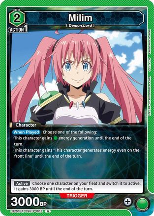 Milim (P-003) (UE20BT/TSK-P-003) [UE20BT: That Time I Got Reincarnated as a Slime] Foil-1