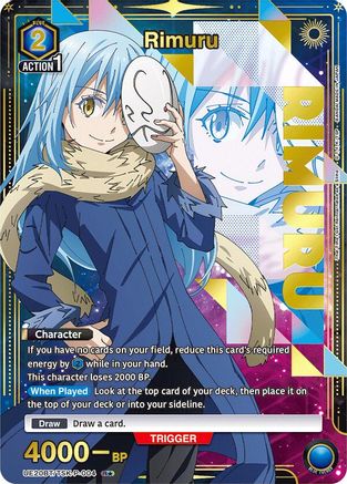 Rimuru (P-004) (R*) (UE20BT/TSK-P-004) [UE20BT: That Time I Got Reincarnated as a Slime] Foil - Deck Out Gaming