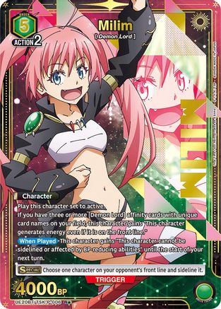 Milim (P-006) (R*) (UE20BT/TSK-P-006) [UE20BT: That Time I Got Reincarnated as a Slime] Foil - Deck Out Gaming
