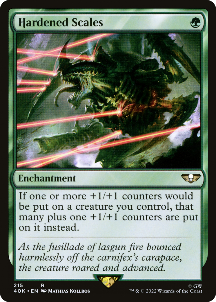 Hardened Scales (215) [Universes Beyond: Warhammer 40,000] - Deck Out Gaming