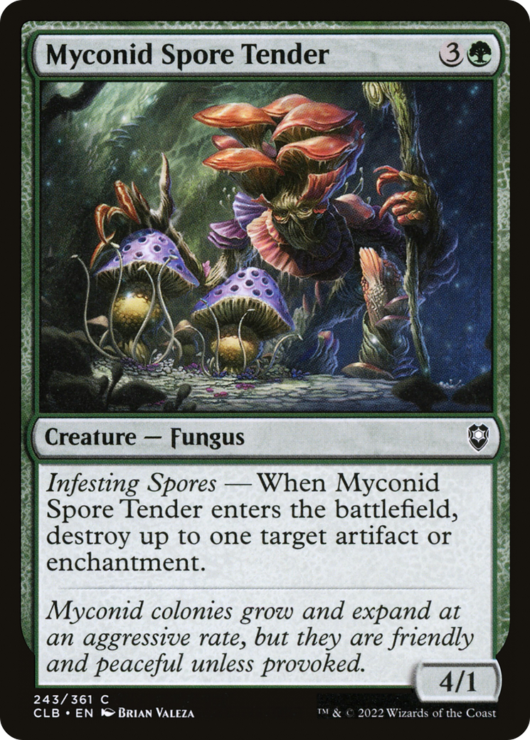 Myconid Spore Tender (243) [Commander Legends: Battle for Baldur's Gate] foil - Deck Out Gaming