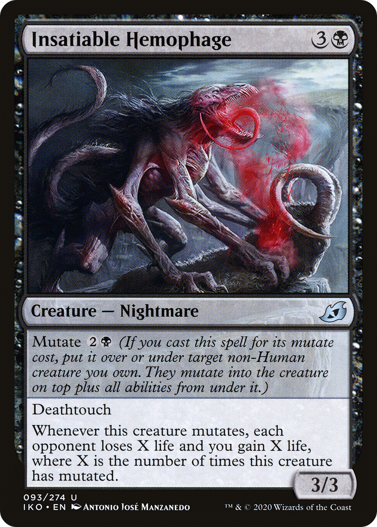 Insatiable Hemophage (93) [Ikoria: Lair of Behemoths] - Deck Out Gaming