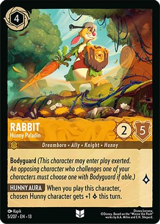 Rabbit - Hunny Paladin (5/204) [Attack of the Vine]-1