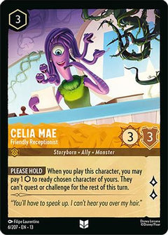 Celia Mae - Friendly Receptionist (6/204) [Attack of the Vine] Cold Foil-1