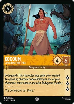 Kocoum - Defender of the Tribe (11/204) [Attack of the Vine]-1