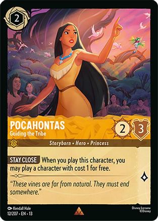 Pocahontas - Guiding the Tribe (12/204) [Attack of the Vine]-1