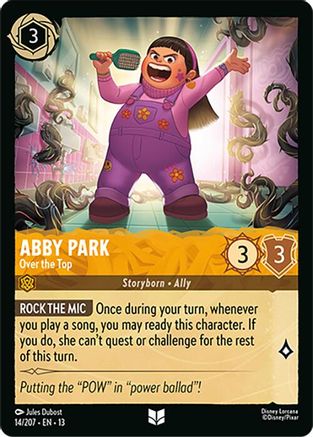 Abby Park - Over the Top (14/204) [Attack of the Vine] Cold Foil-1