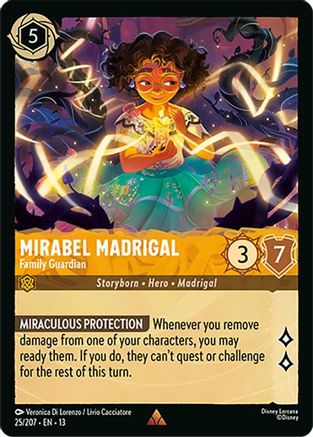 Mirabel Madrigal - Family Guardian (25/204) [Attack of the Vine] Cold Foil-1