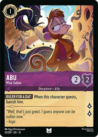 Abu - Wise Sultan (43/204) [Attack of the Vine] Cold Foil-1