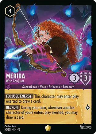 Merida - Wisp Conjurer (50/204) [Attack of the Vine]-1