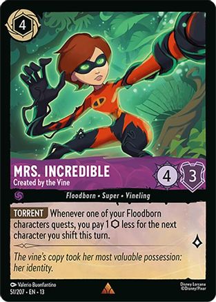 Mrs. Incredible - Created by the Vine (51/204) [Attack of the Vine]