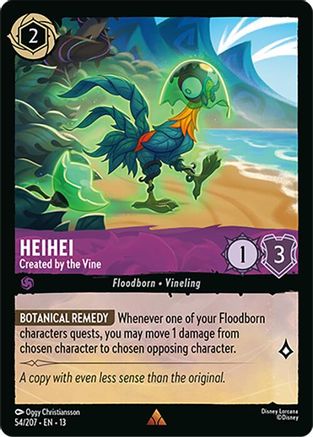 Heihei - Created by the Vine (54/204) [Attack of the Vine] Cold Foil
