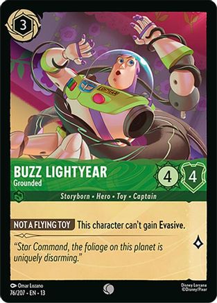 Buzz Lightyear - Grounded (76/204) [Attack of the Vine] Cold Foil-1