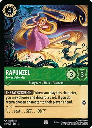 Rapunzel - Tower Defender (80/204) [Attack of the Vine] Cold Foil-1